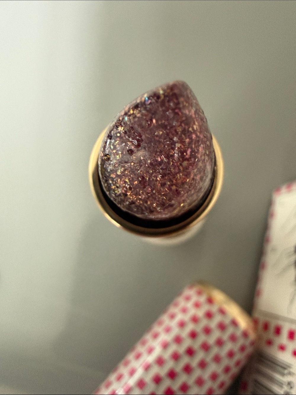 Lancôme L'Absolu Rouge Café Bonheur Top Coat 140 Merci Beaucoup - Pink/Gold - Picture 3 of 5